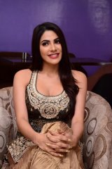 Nikki Tamboli at Kanchana 3 Success Meet